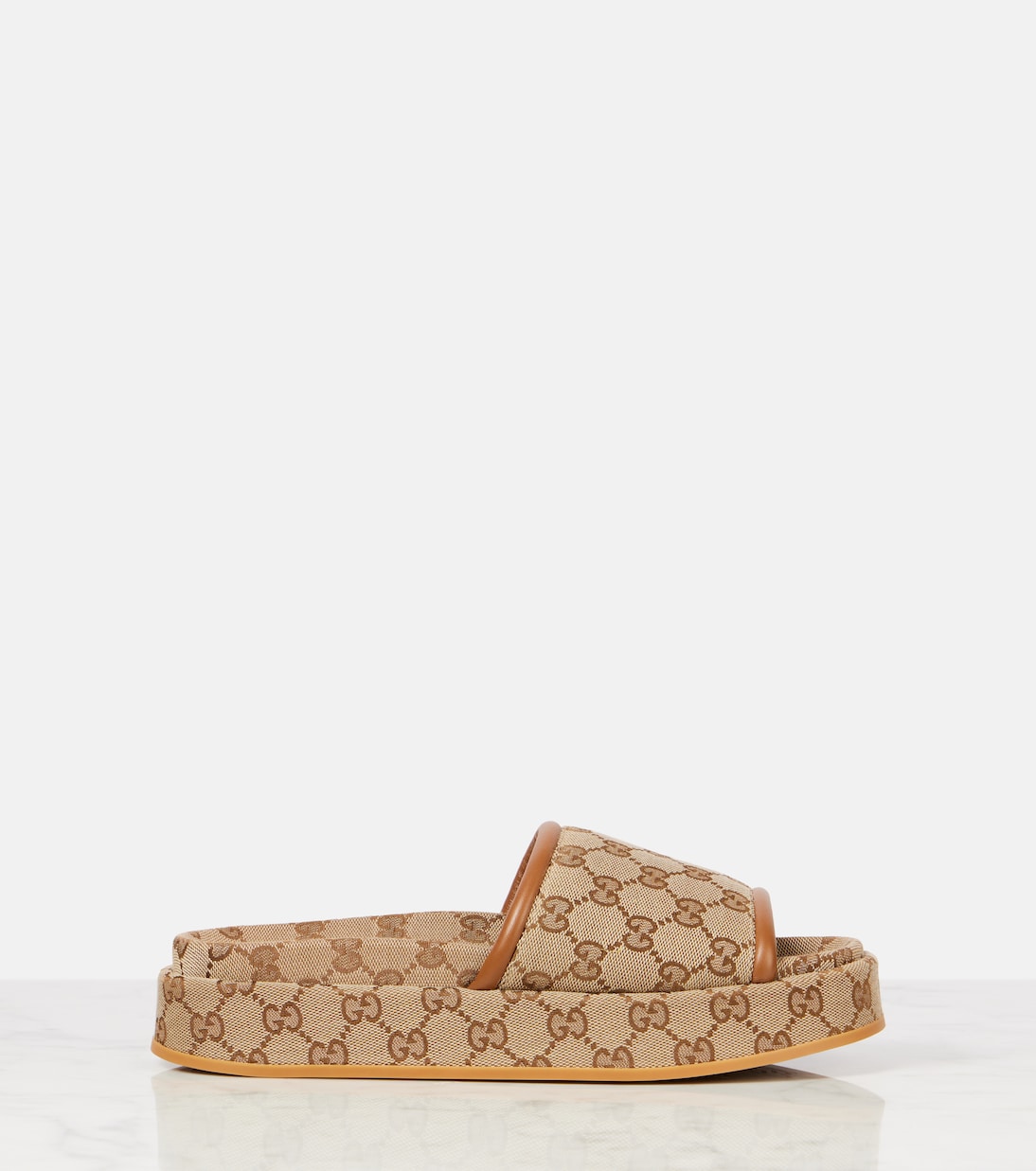 GG Canvas platform slides | Gucci