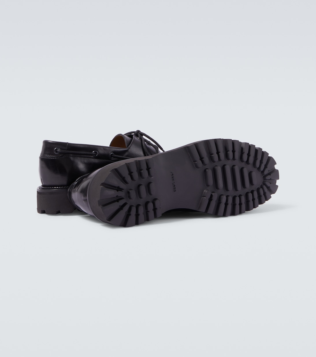 Leather boat shoes | John Lobb
