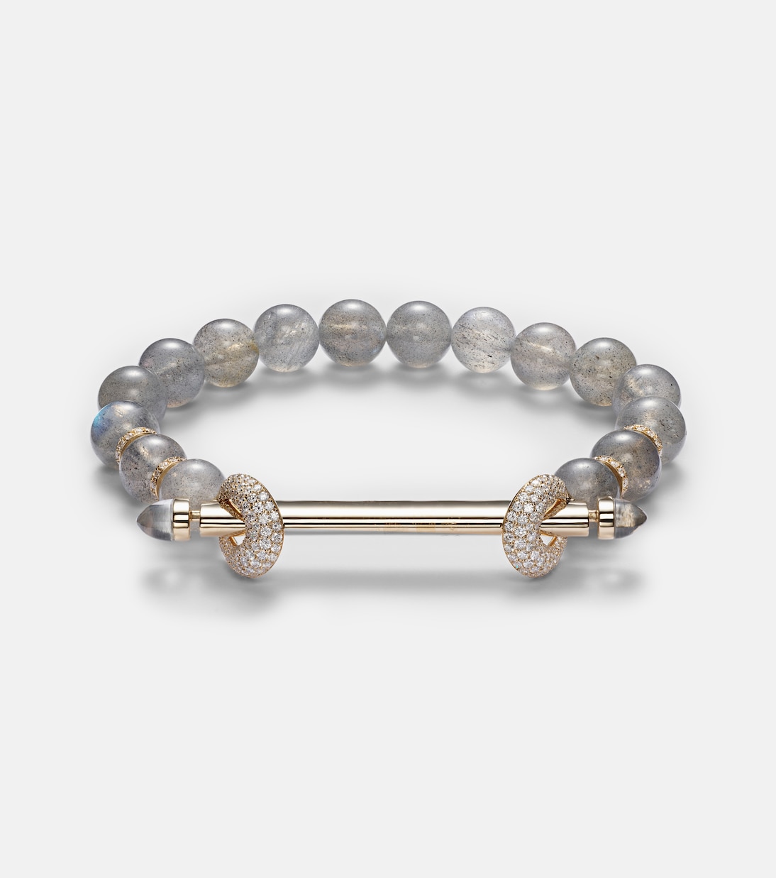 Bracciale Chakra in oro 18kt con diamanti e pietre preziose | Ananya