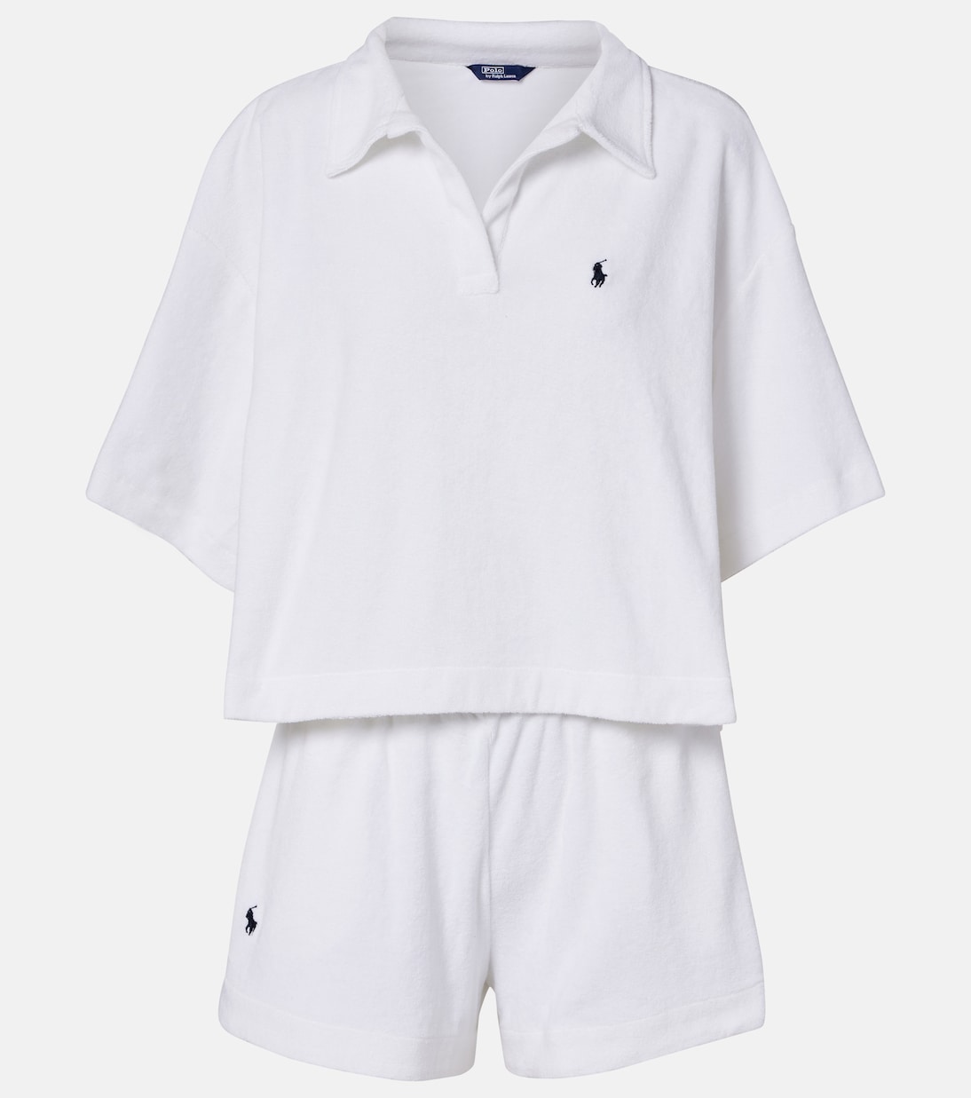 Set aus Polohemd und Shorts aus Frottee | Polo Ralph Lauren