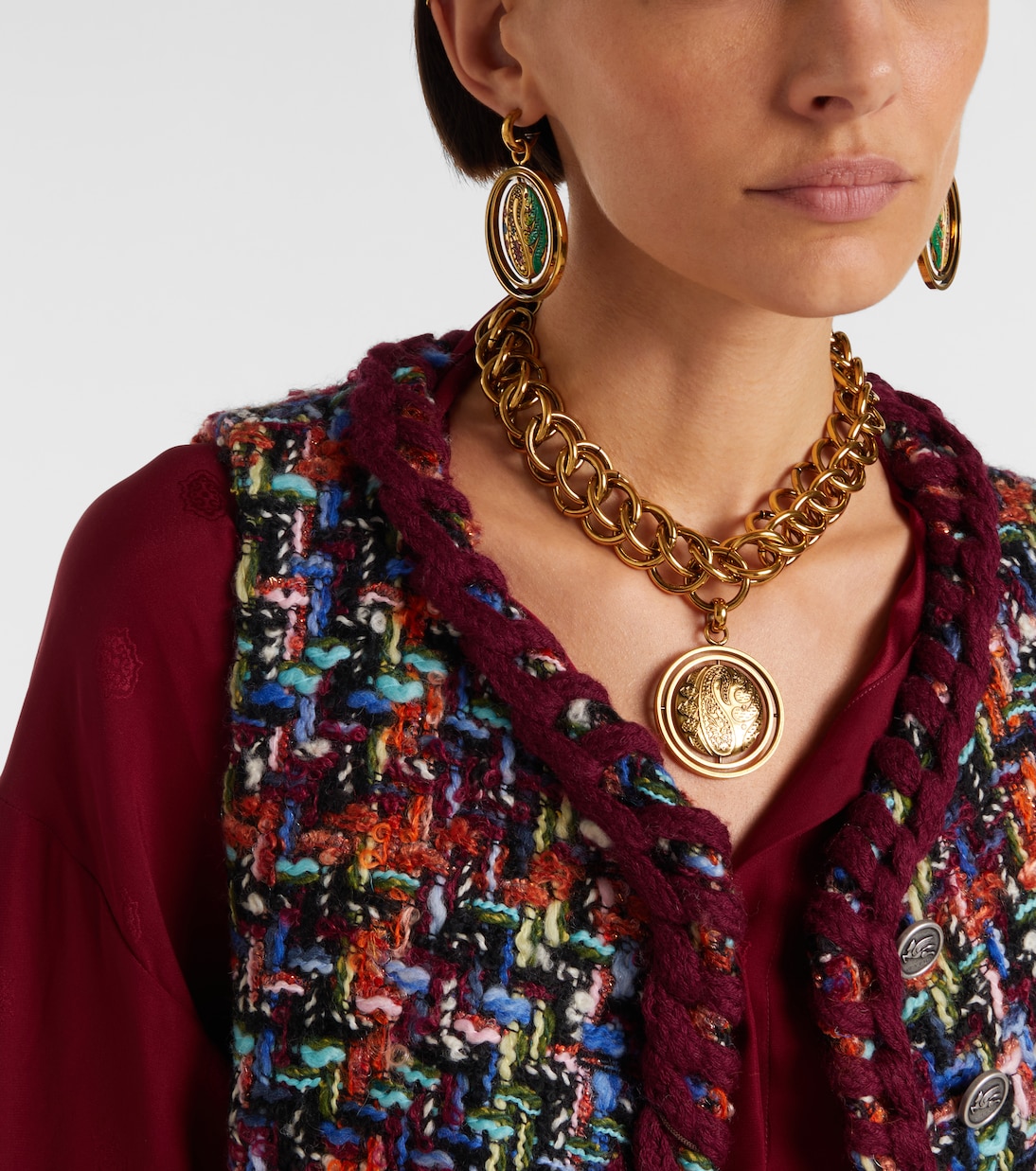 Paisley drop earrings | Etro