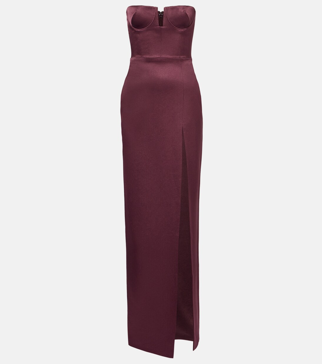 Crêpe satin bustier gown | Alex Perry