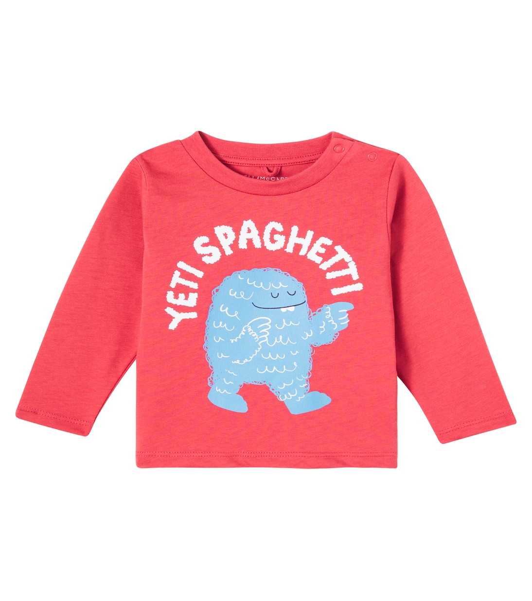 سويت شيرت لمولود جديد من القطن الجيرسيه بطبعات | Stella McCartney Kids