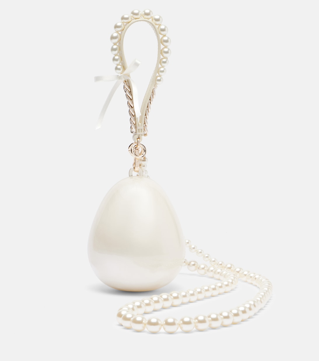 Egg embellished tote bag | Simone Rocha