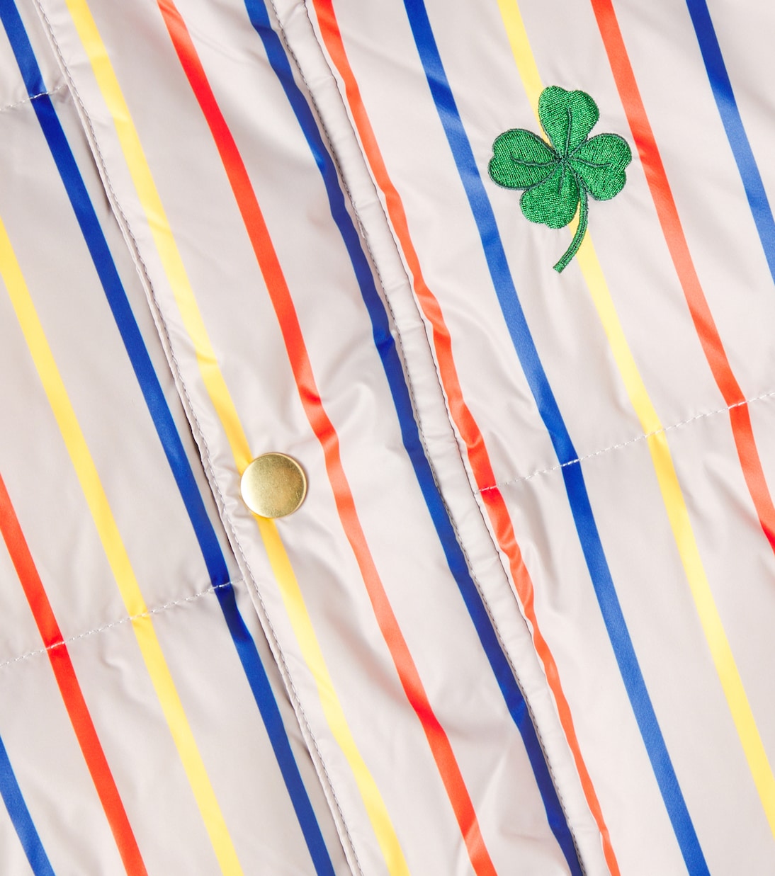 Clover striped puffer jacket | Mini Rodini