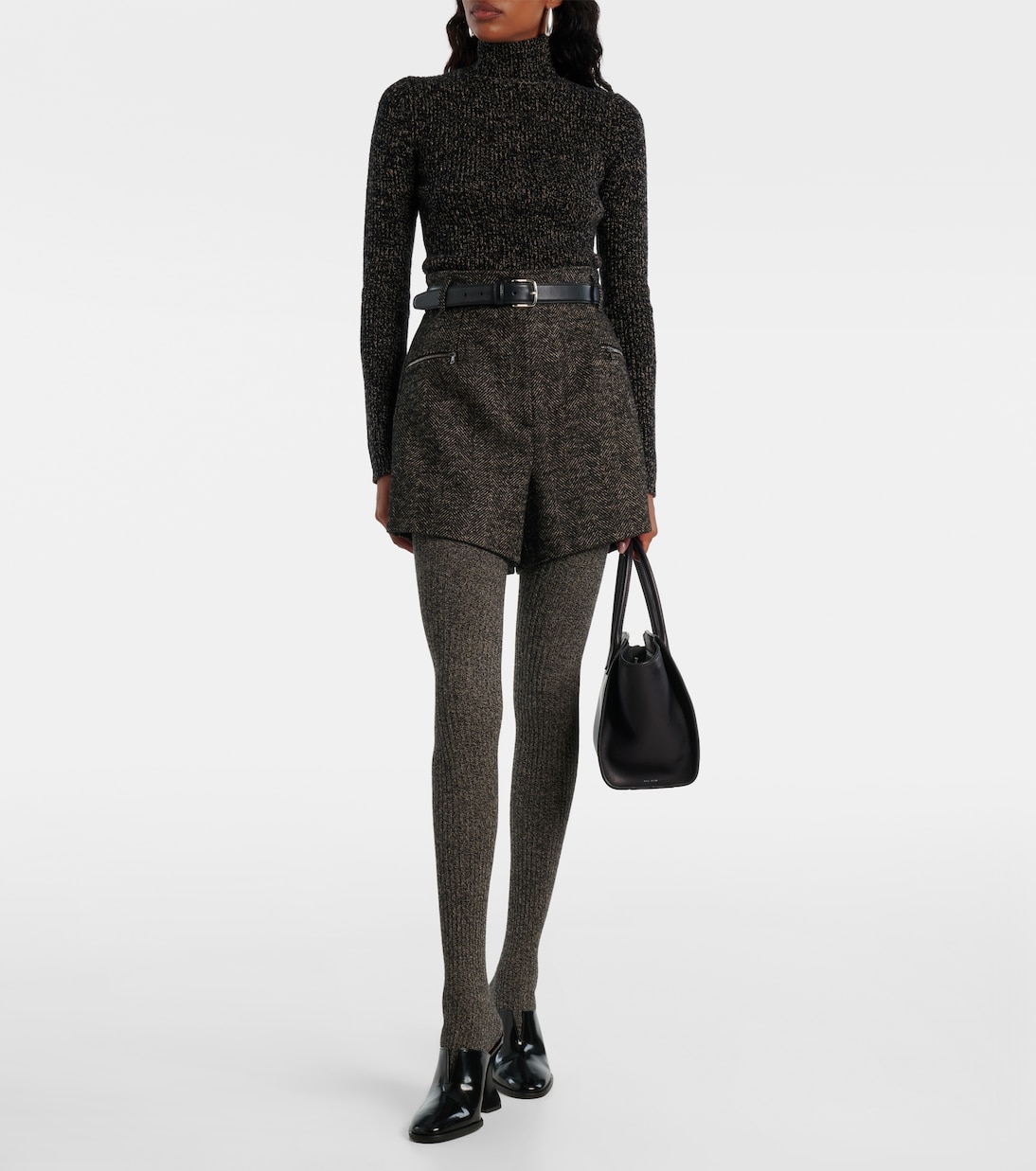 울 캐시미어 블렌드 터틀넥 스웨터 | Max Mara