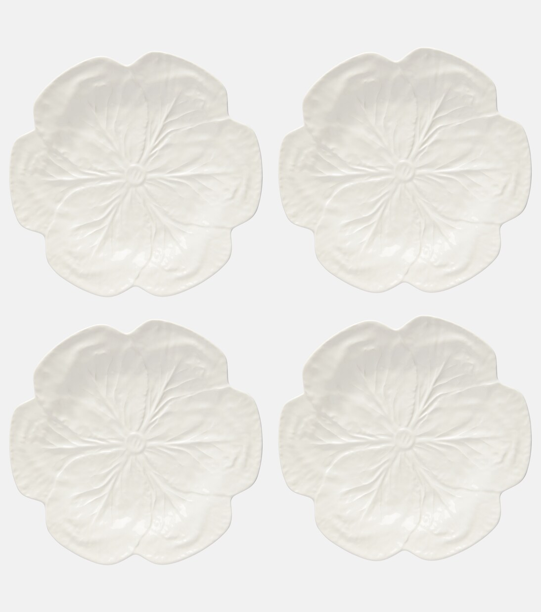 Set de 4 assiettes Cabbage en céramique | Bordallo Pinheiro