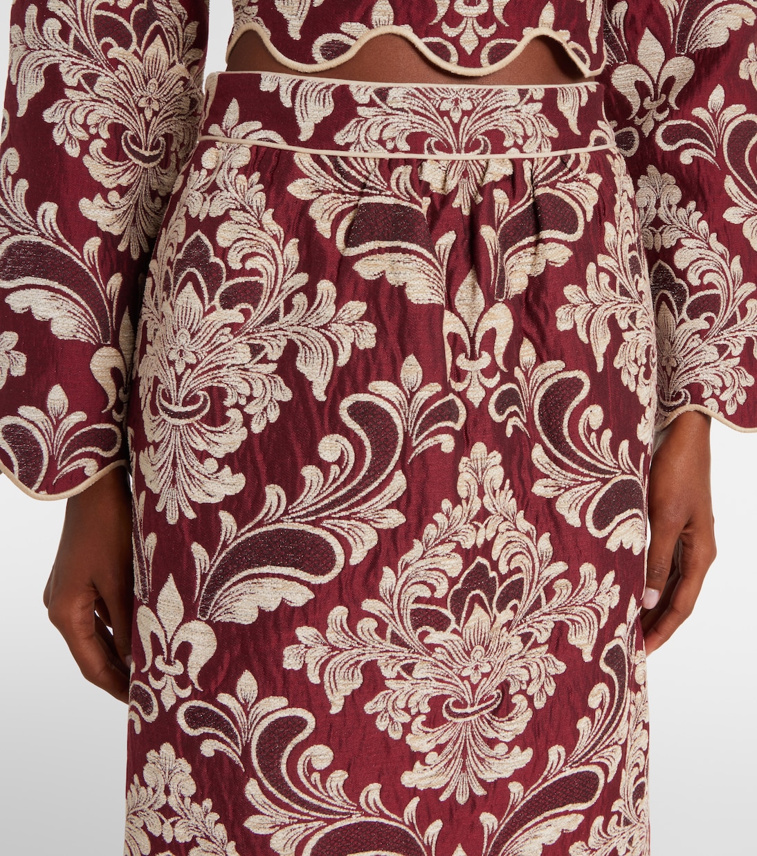 Midirock aus Jacquard | Farm Rio