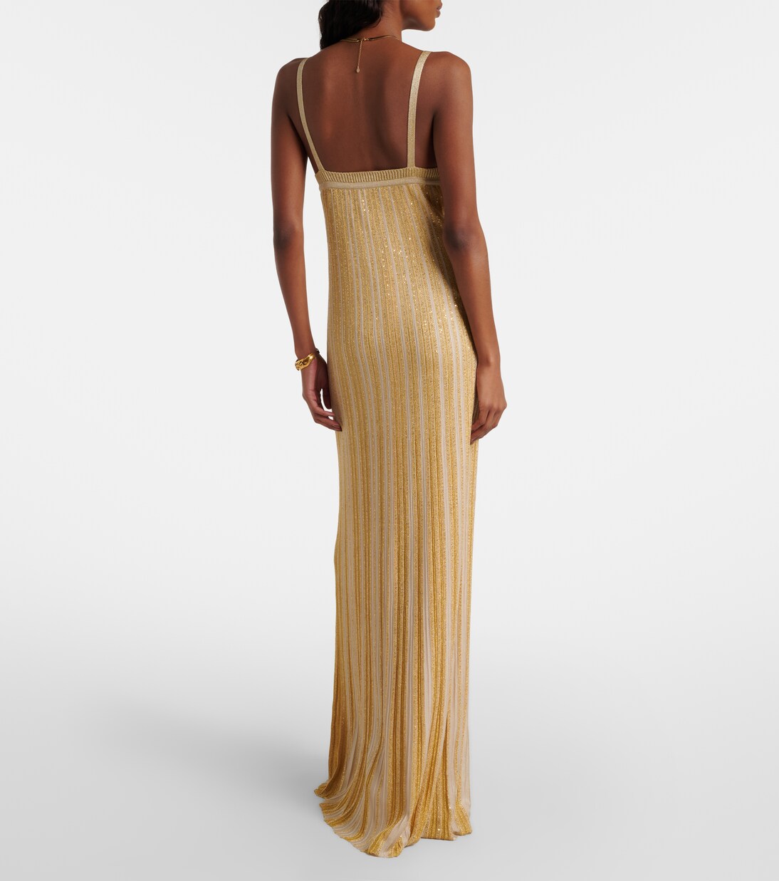 Sequined lamé maxi dress | Missoni