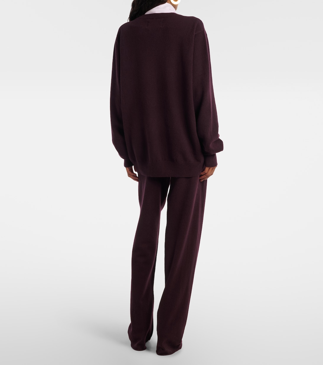 Rush cashmere-blend straight pants | Extreme Cashmere