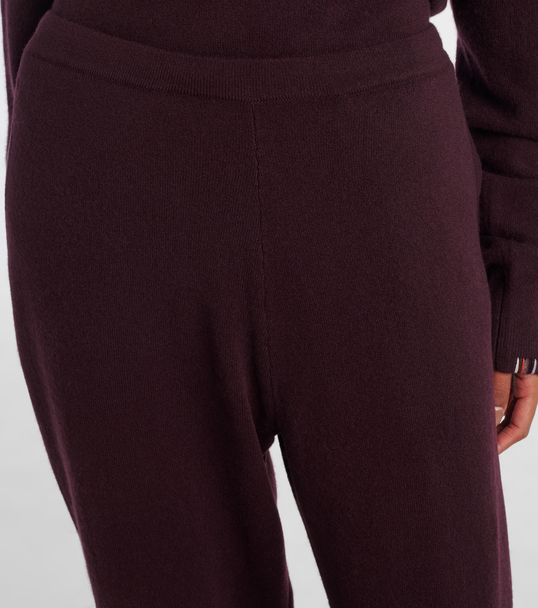 Rush cashmere-blend straight pants | Extreme Cashmere
