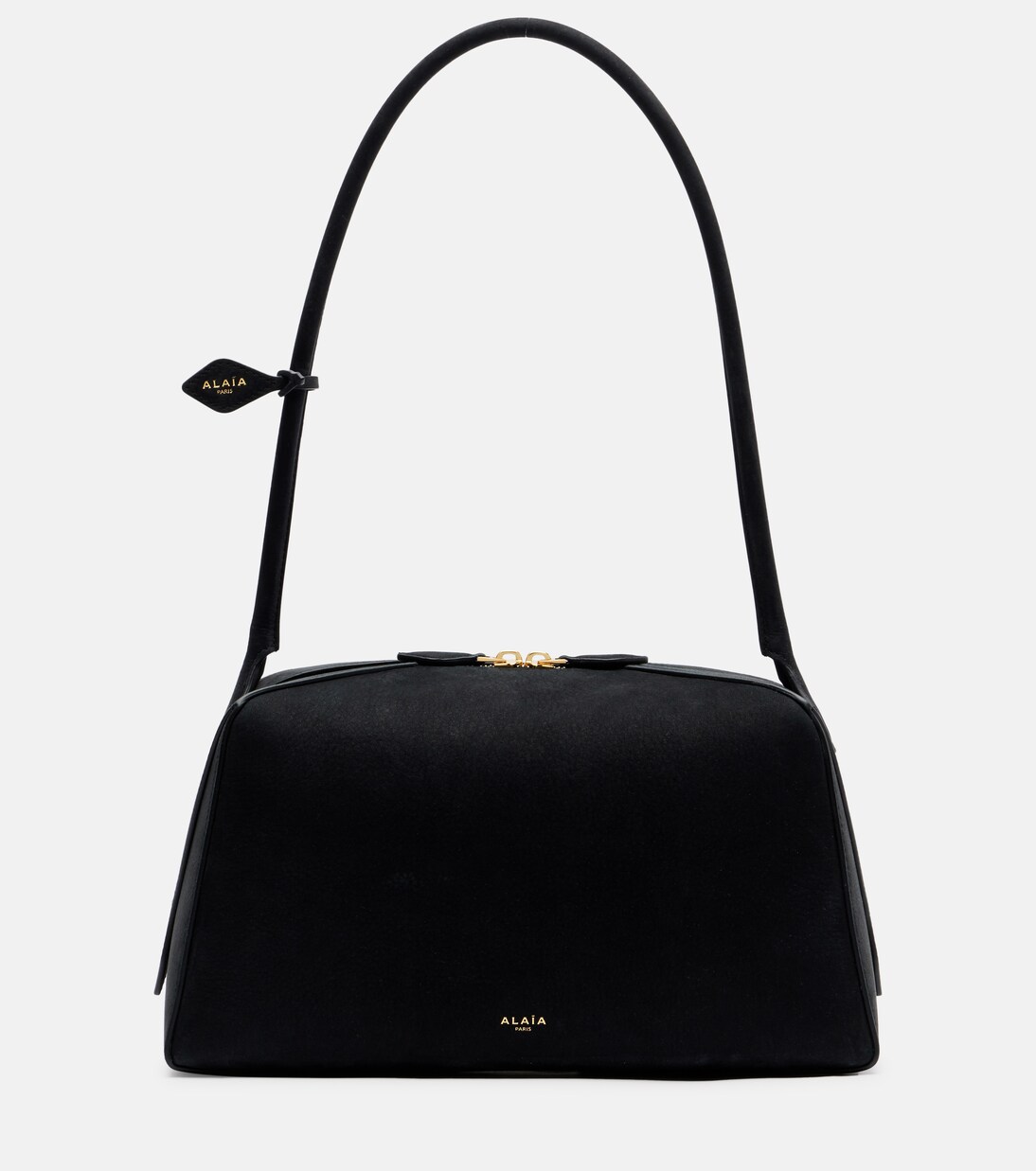 Le Bulldog Medium suede shoulder bag | Alaïa