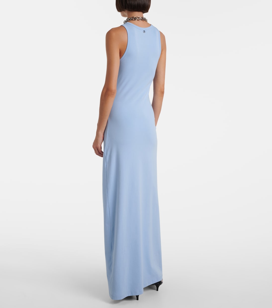 Cutout cotton-blend maxi dress | Rabanne