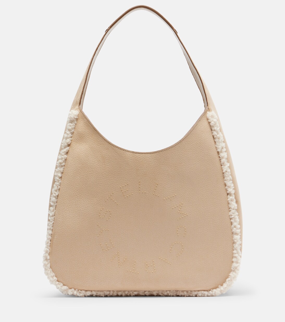Teddy-trimmed shoulder bag | Stella McCartney