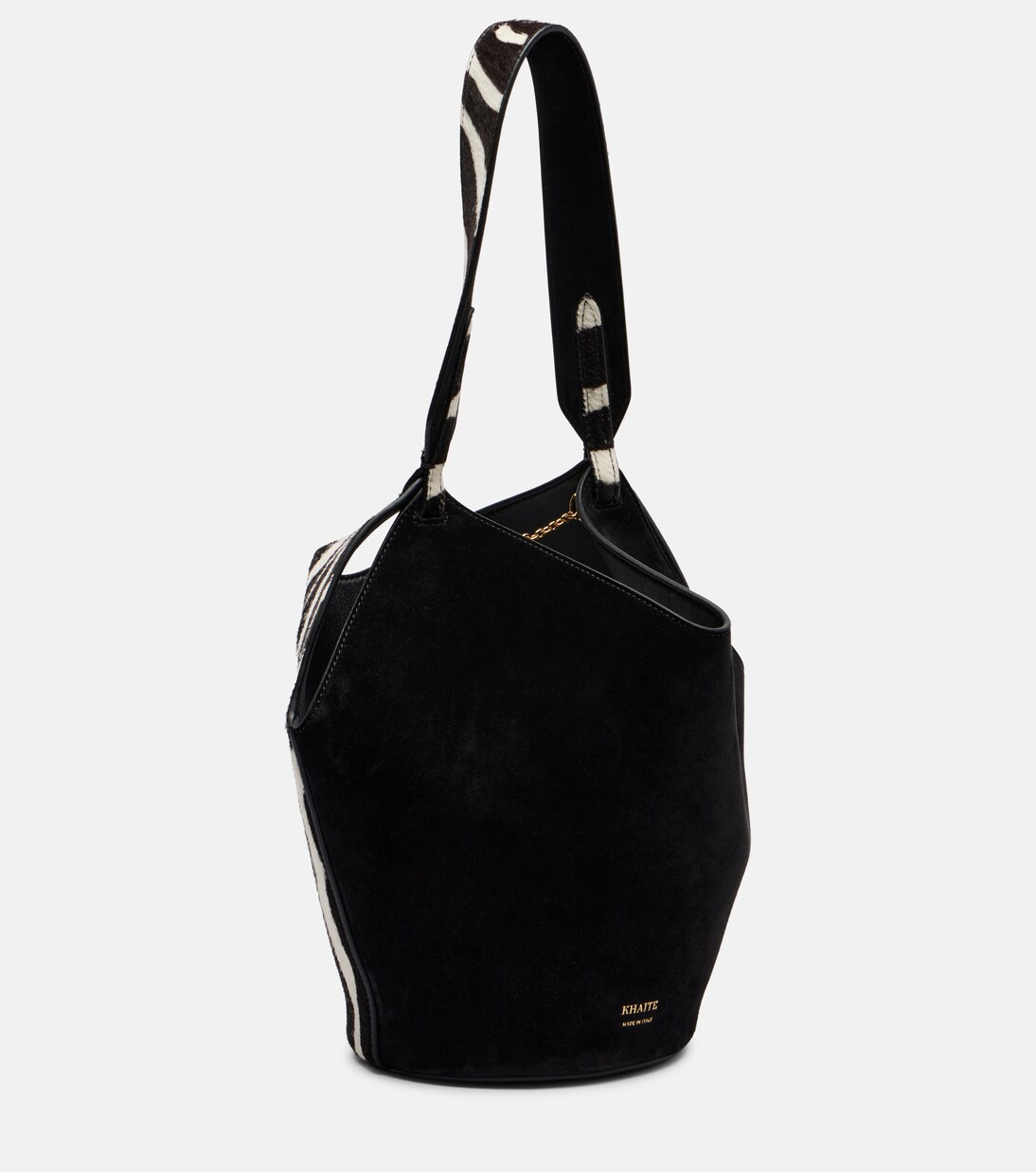 Lotus Mini calf hair and suede tote bag | Khaite