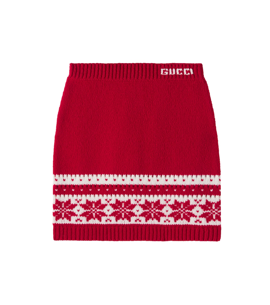 Fair Isle wool skirt | Gucci Kids