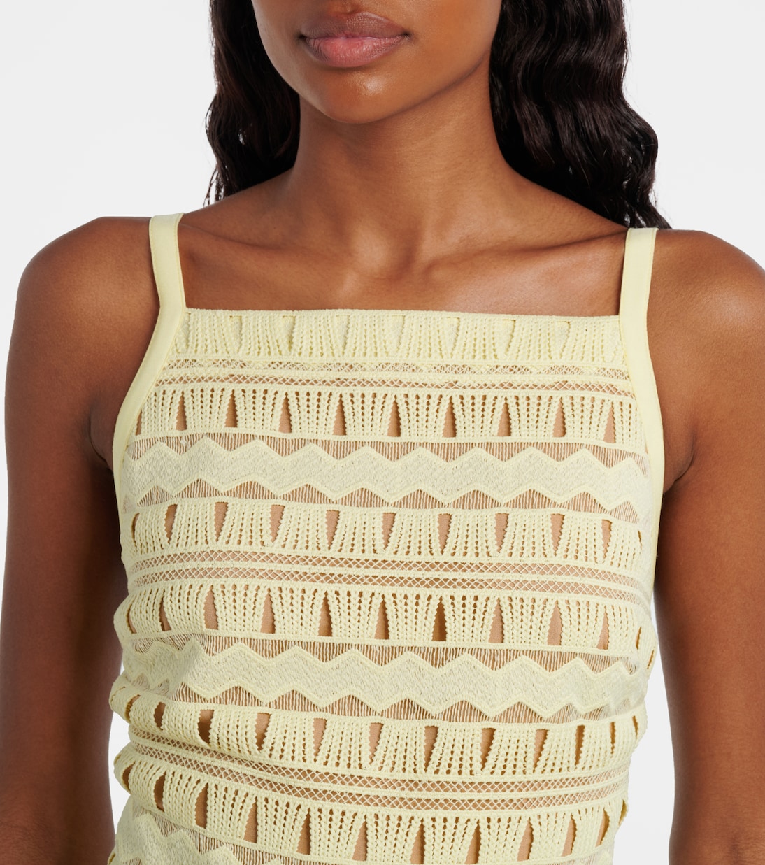 Macramé midi dress | Elie Saab