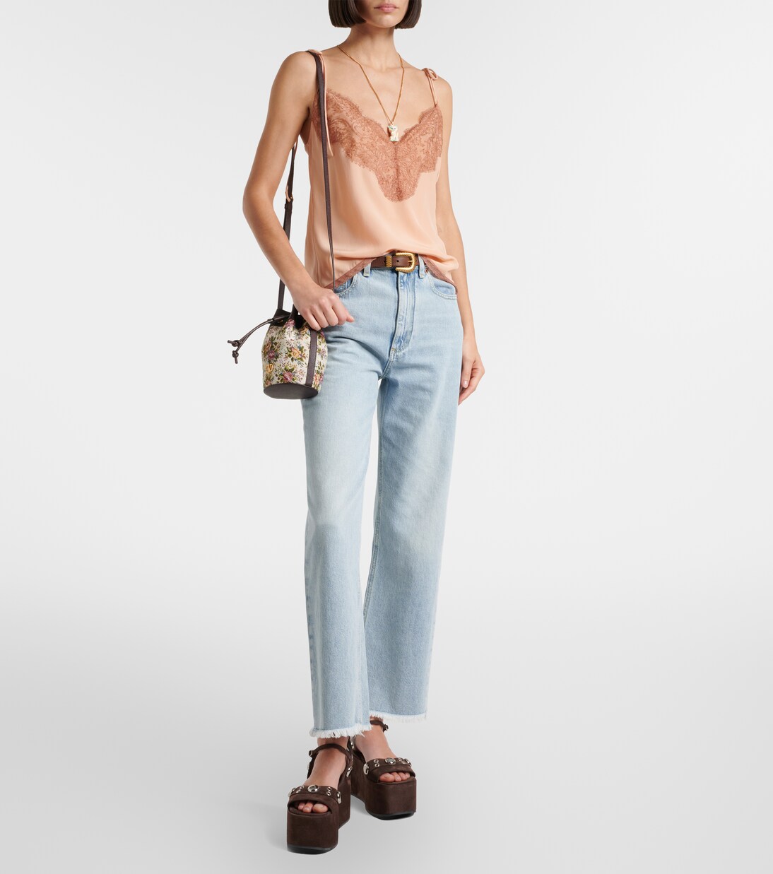 Sandales en daim à ornements | Valentino Garavani