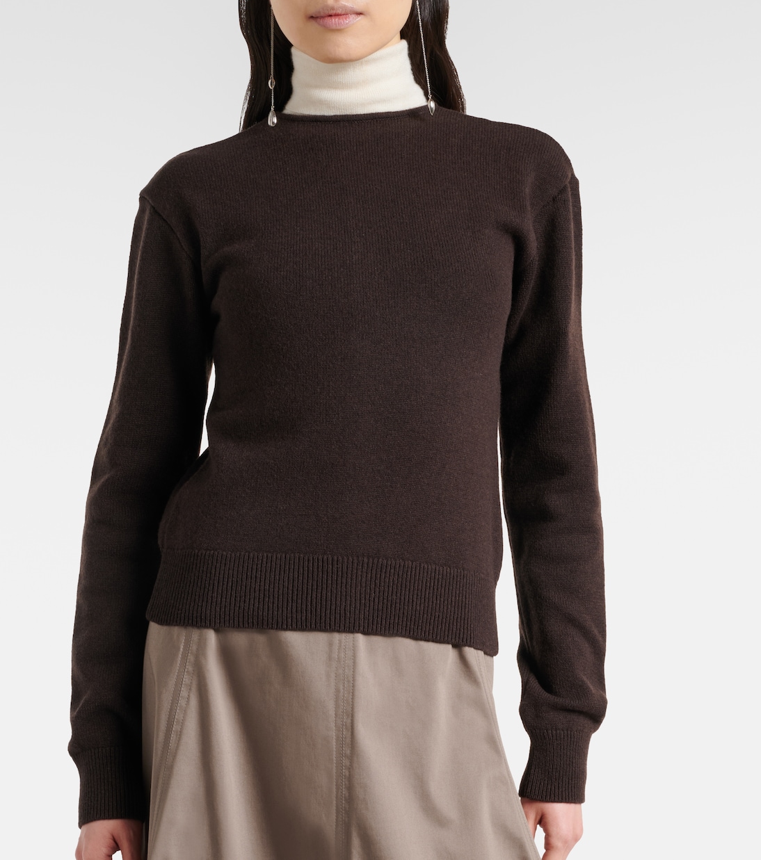 Reversible wool and cashmere cardigan | Lemaire