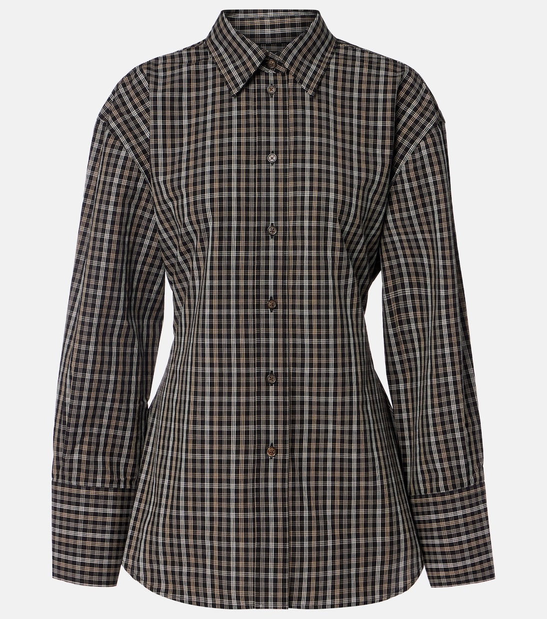 Camisa de algodón a cuadros | Róhe