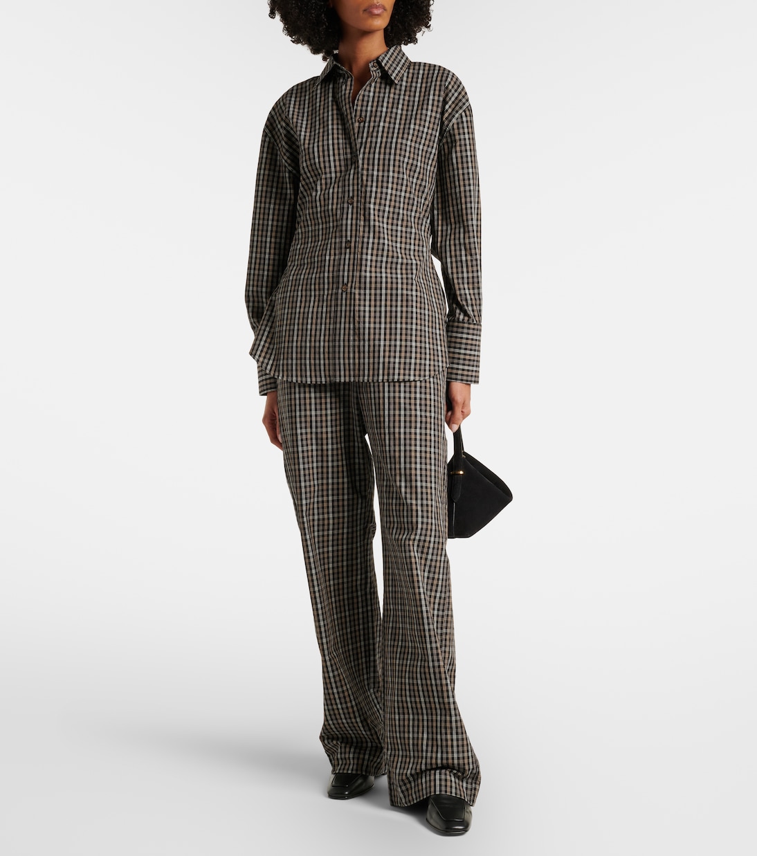 Camisa de algodón a cuadros | Róhe