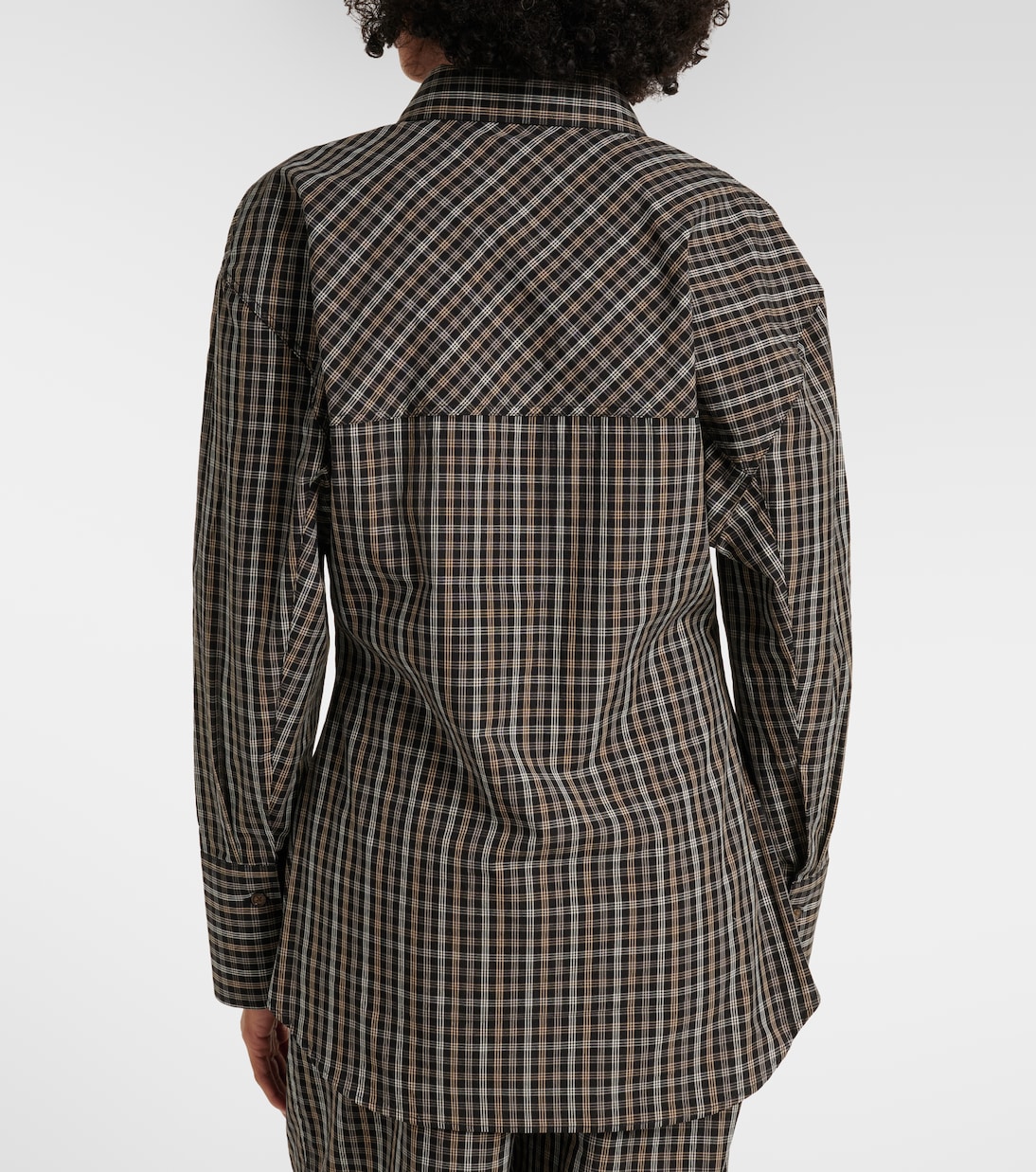 Camisa de algodón a cuadros | Róhe