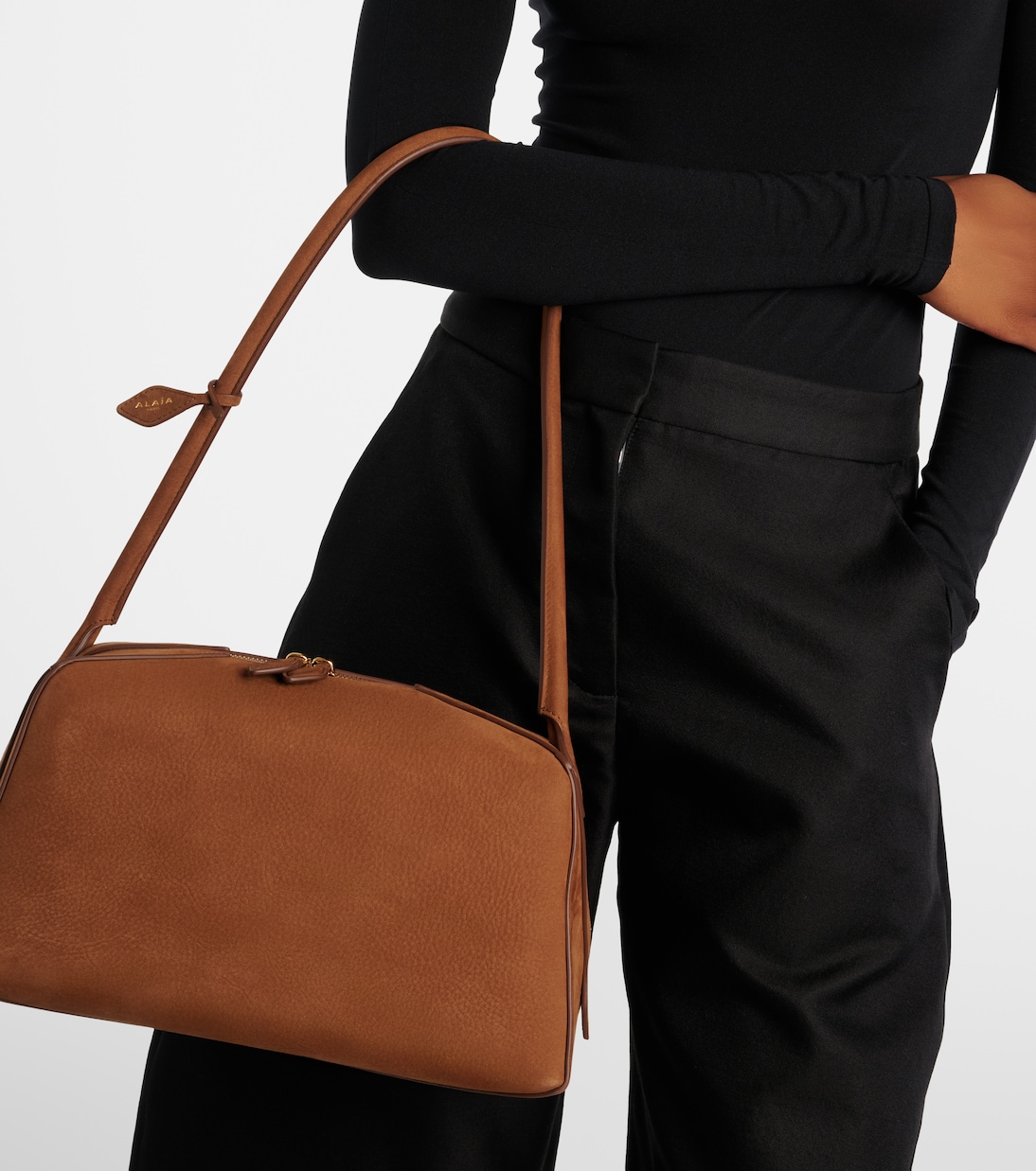 Schultertasche Le Bouledogue aus Leder | Alaïa