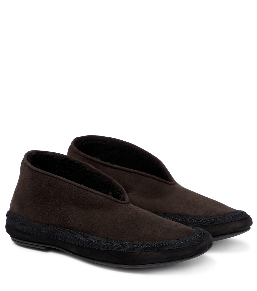 Fairy shearling-lined flats | The Row