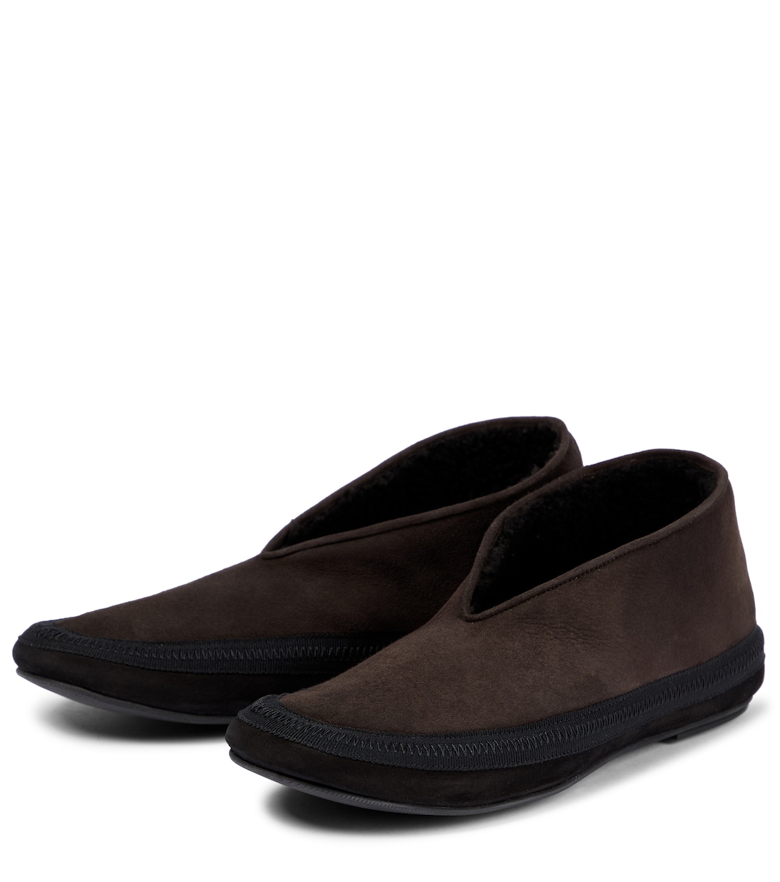 Fairy shearling-lined flats | The Row