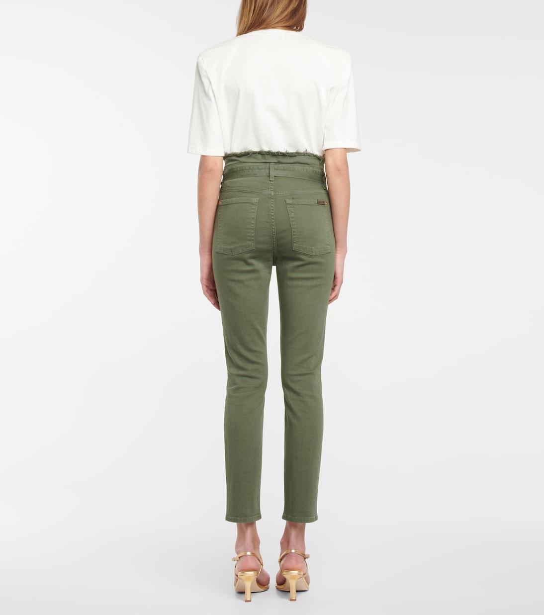 High-rise skinny jeans | 7 For All Mankind