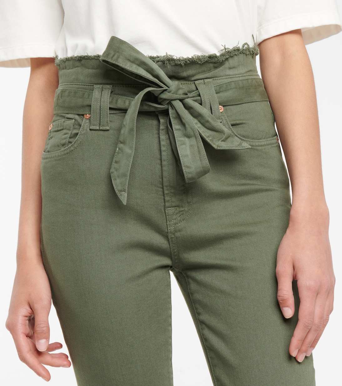 High-rise skinny jeans | 7 For All Mankind