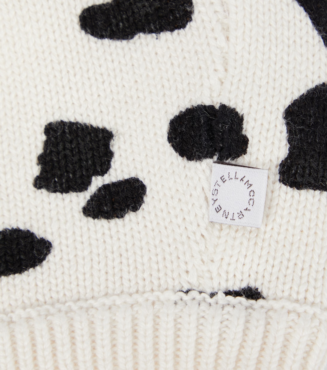Gorro en mezcla de algodón de lunares | Stella McCartney Kids