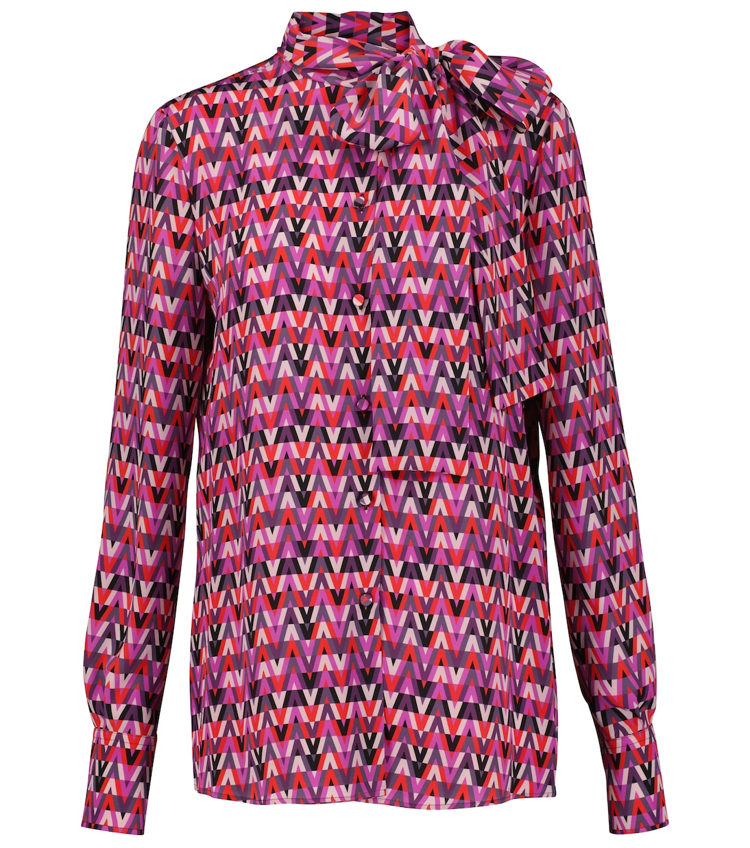 Camicia in seta con stampa | Valentino