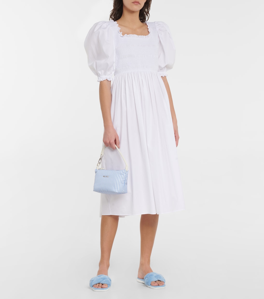Woven terry slides | Miu Miu