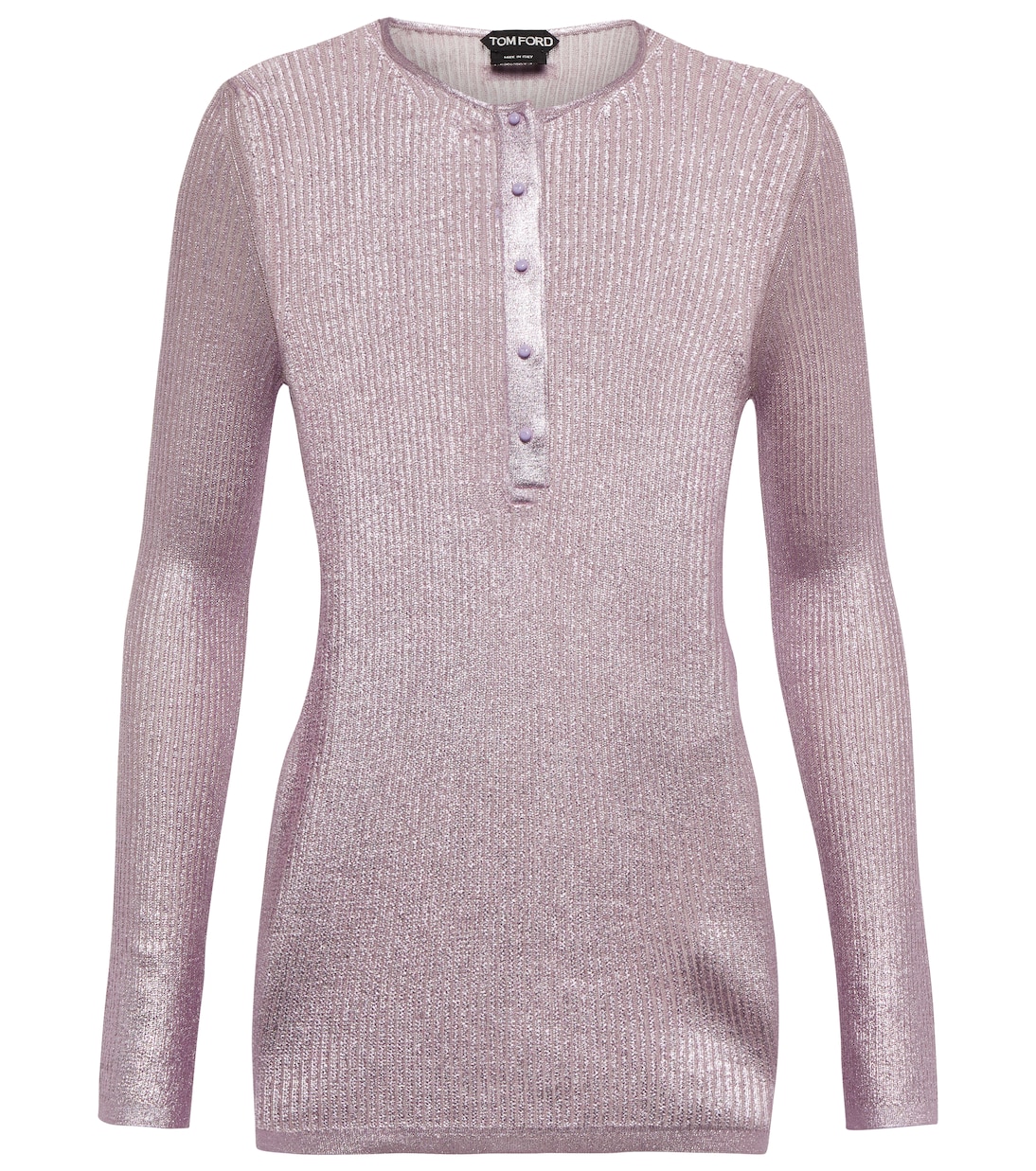 Top de cachemir y seda acanalado | Tom Ford