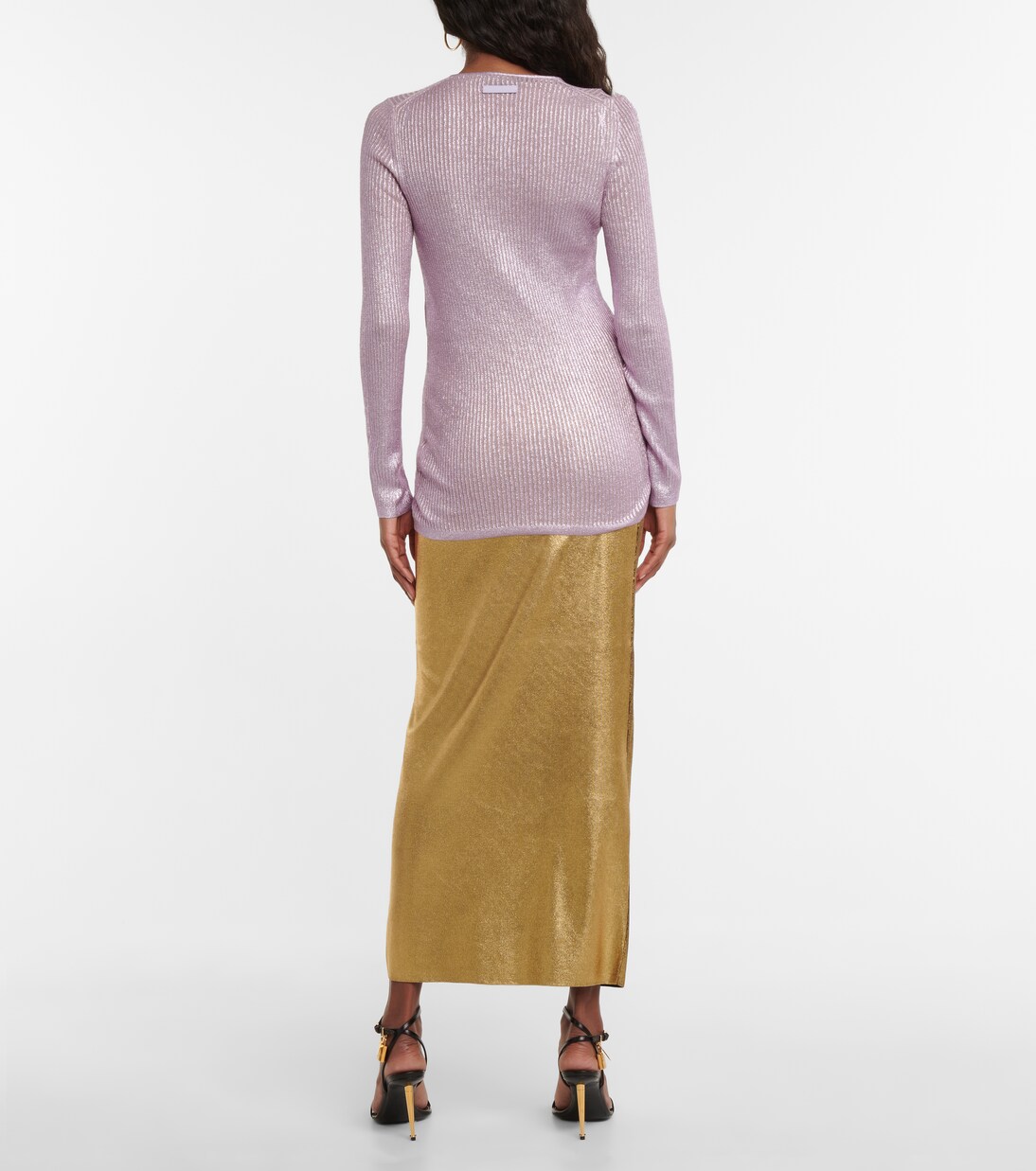 Top de cachemir y seda acanalado | Tom Ford