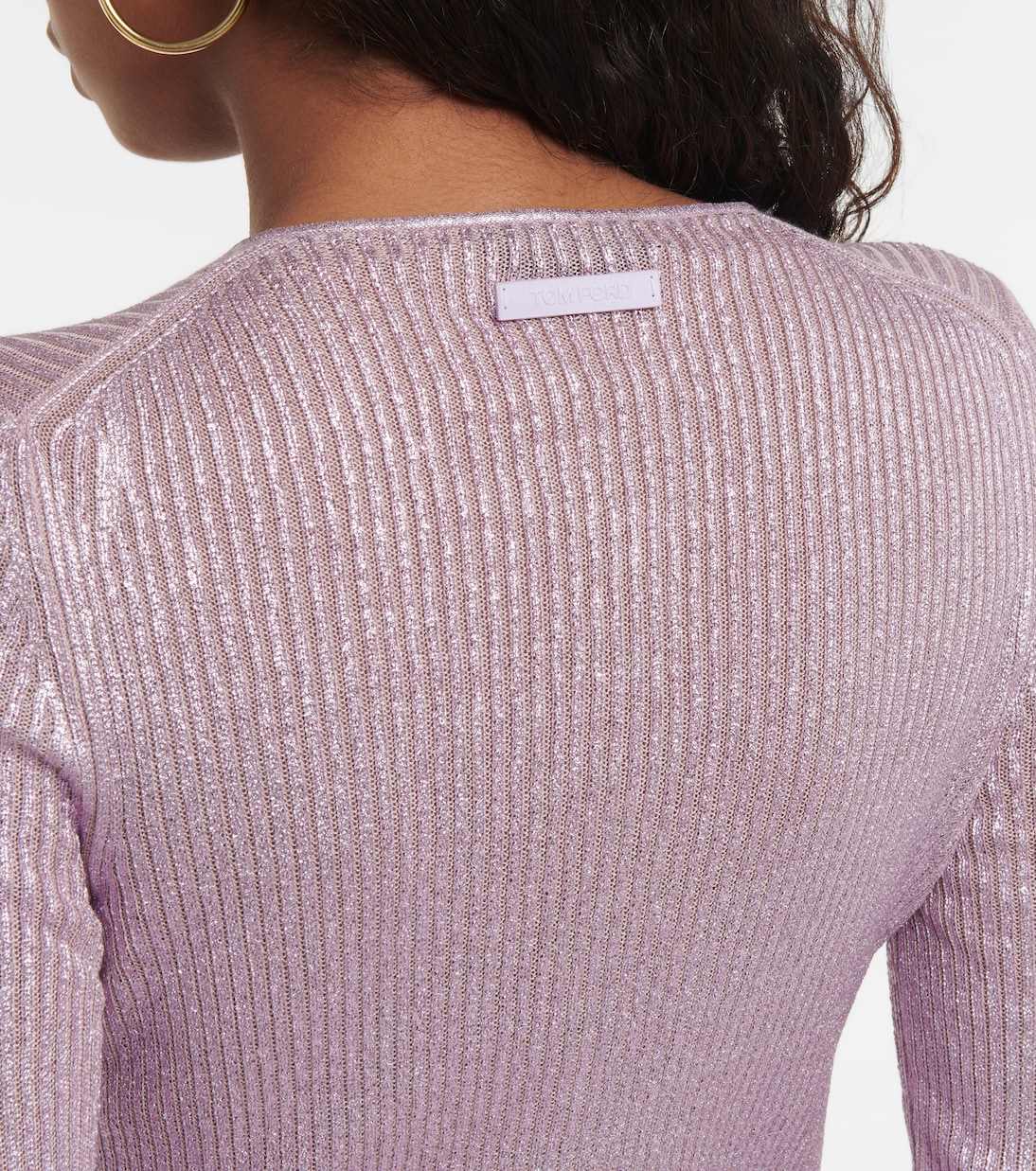 Top de cachemir y seda acanalado | Tom Ford