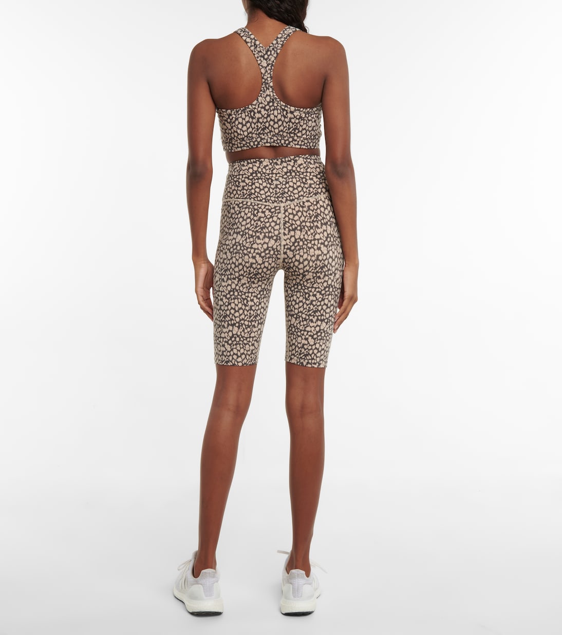 Park printed racerback sports bra | Varley