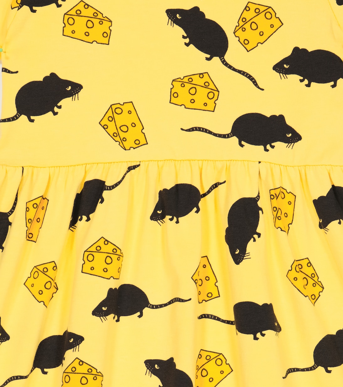 Abito in misto cotone con stampa | Mini Rodini