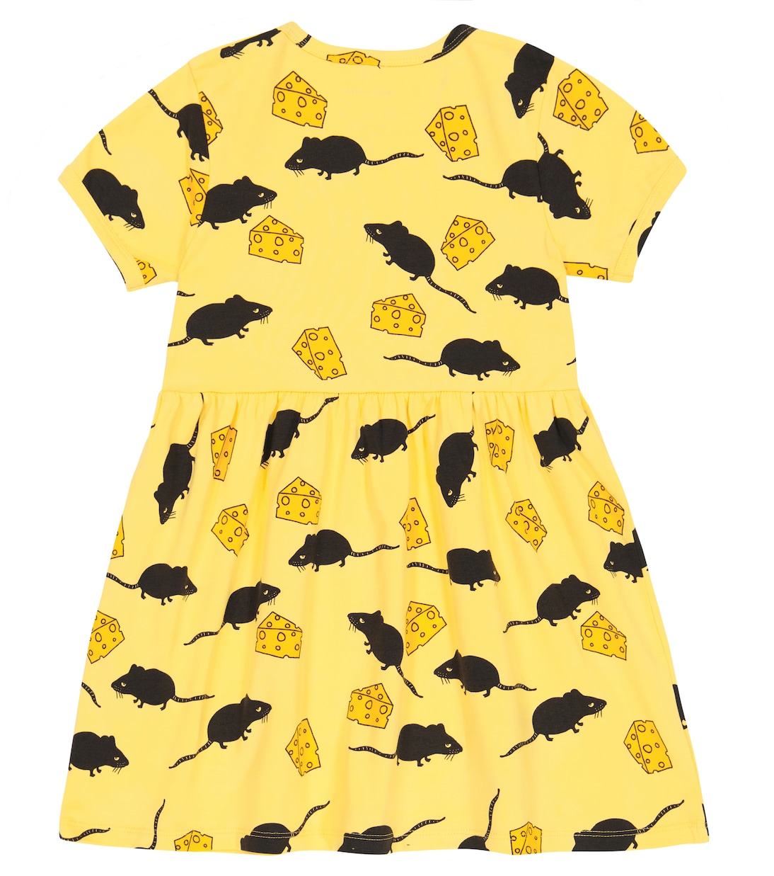 Abito in misto cotone con stampa | Mini Rodini
