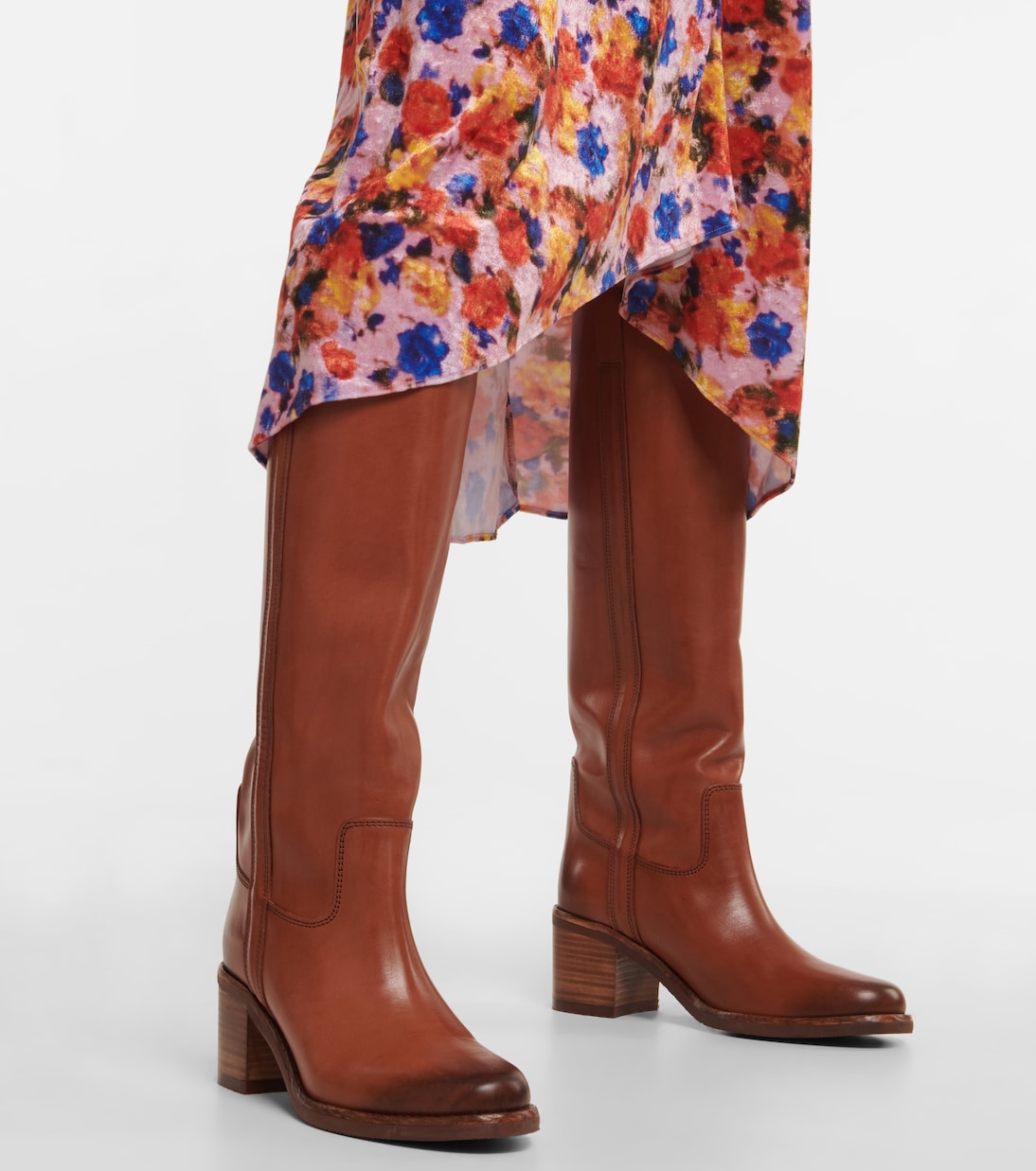 Botas altas Seenia de piel | Isabel Marant