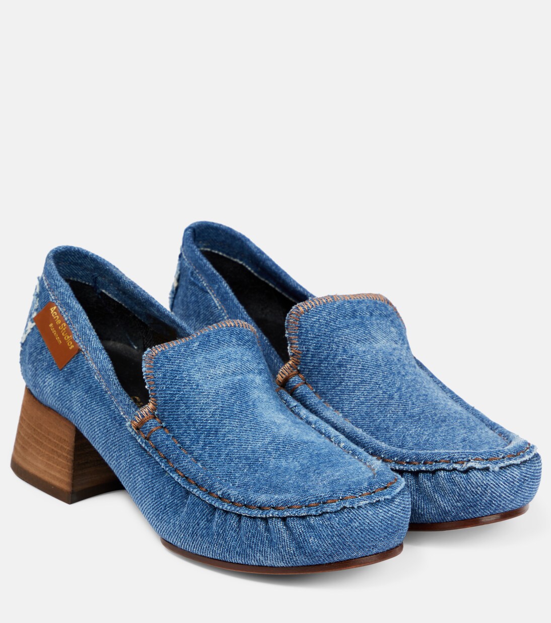 Women's denim loafers sales