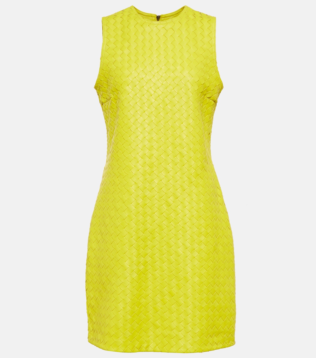 Minikleid Intrecciato aus Leder | Bottega Veneta