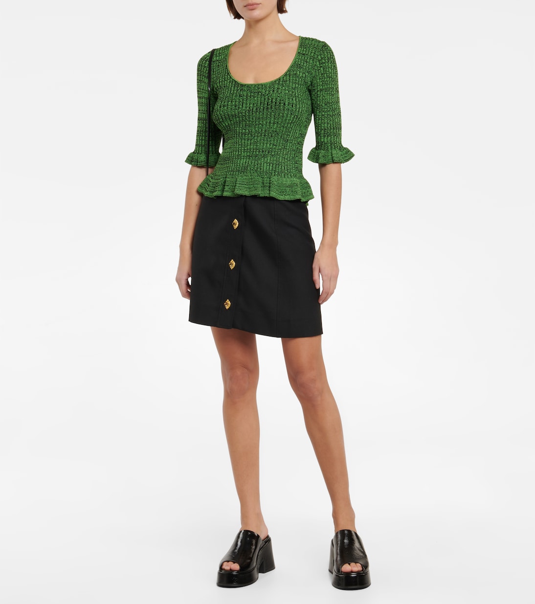 Pullover aus Rippstrick | Ganni