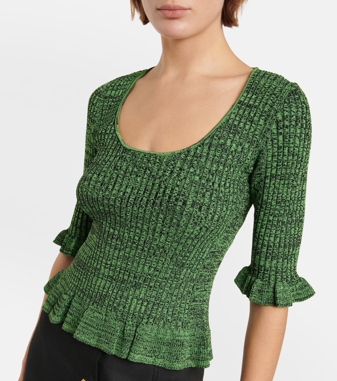 Pullover aus Rippstrick | Ganni