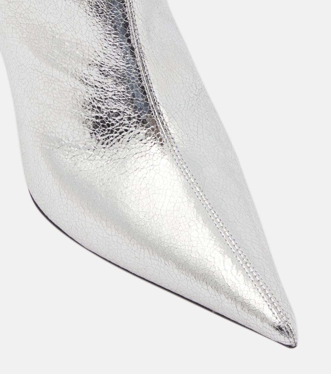 Metallic leather over-the-knee boots | Alexandre Vauthier