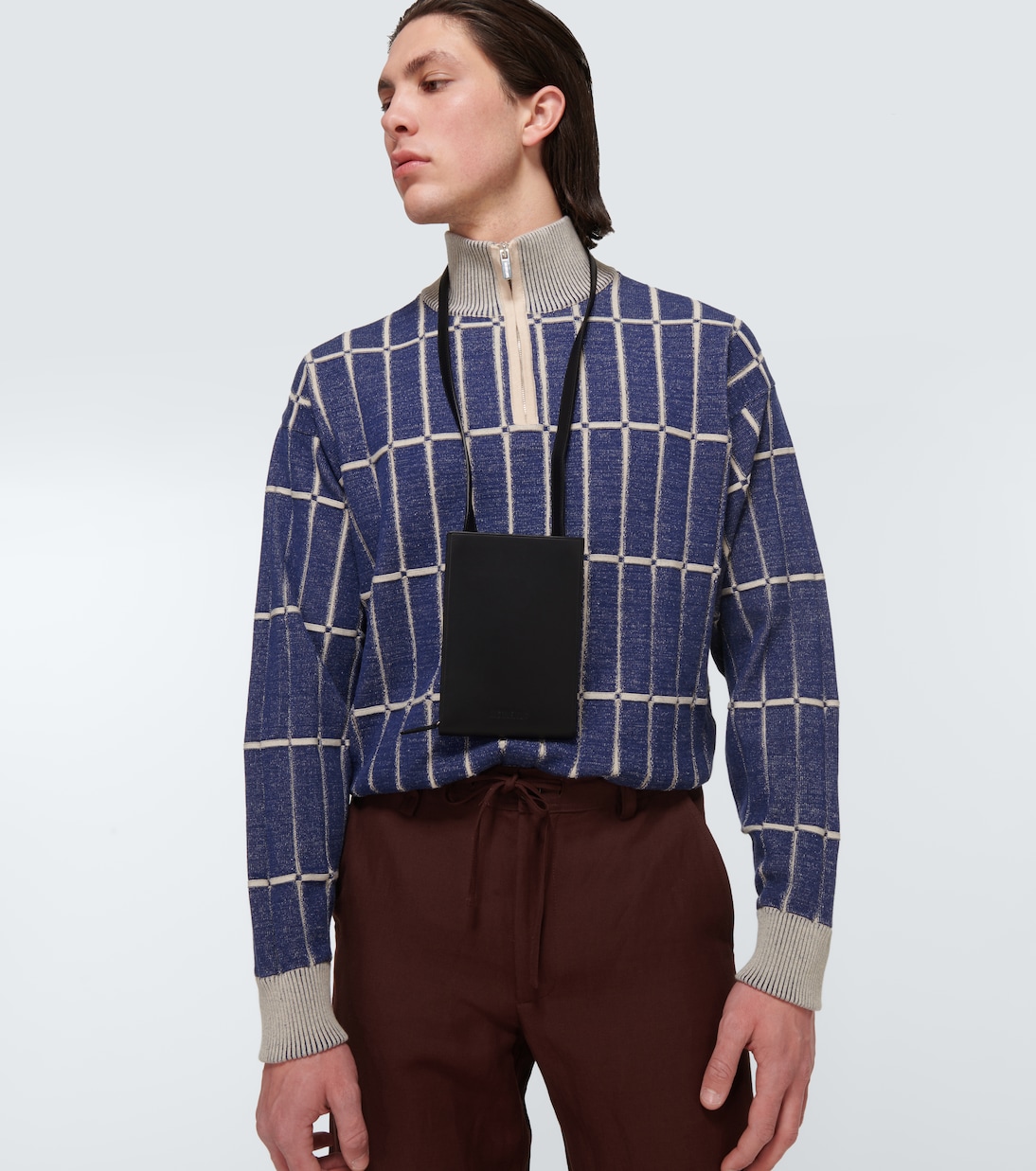 Portefeuille à bandoulière Le Gadju en cuir | Jacquemus