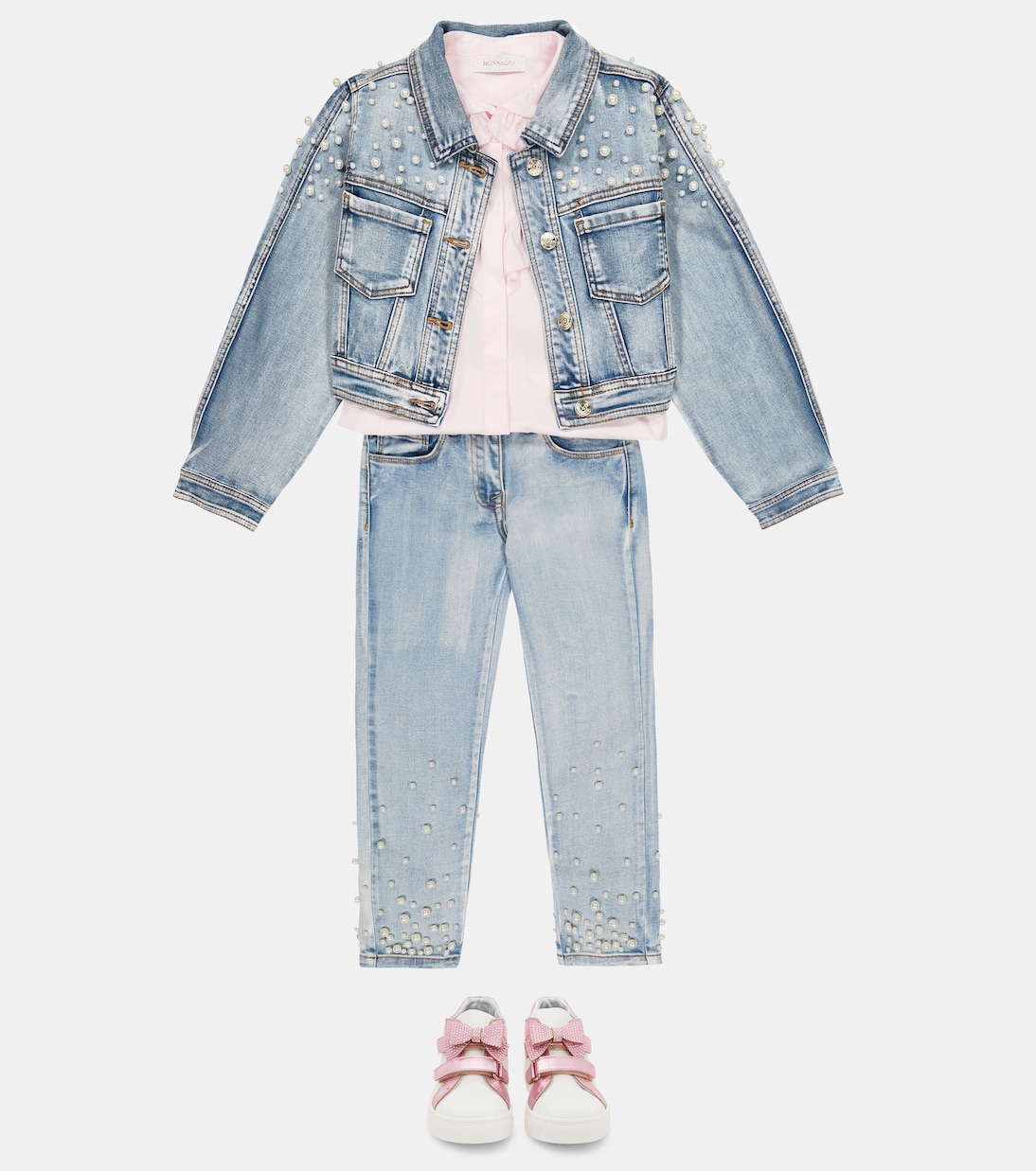 Embellished jeans | Monnalisa