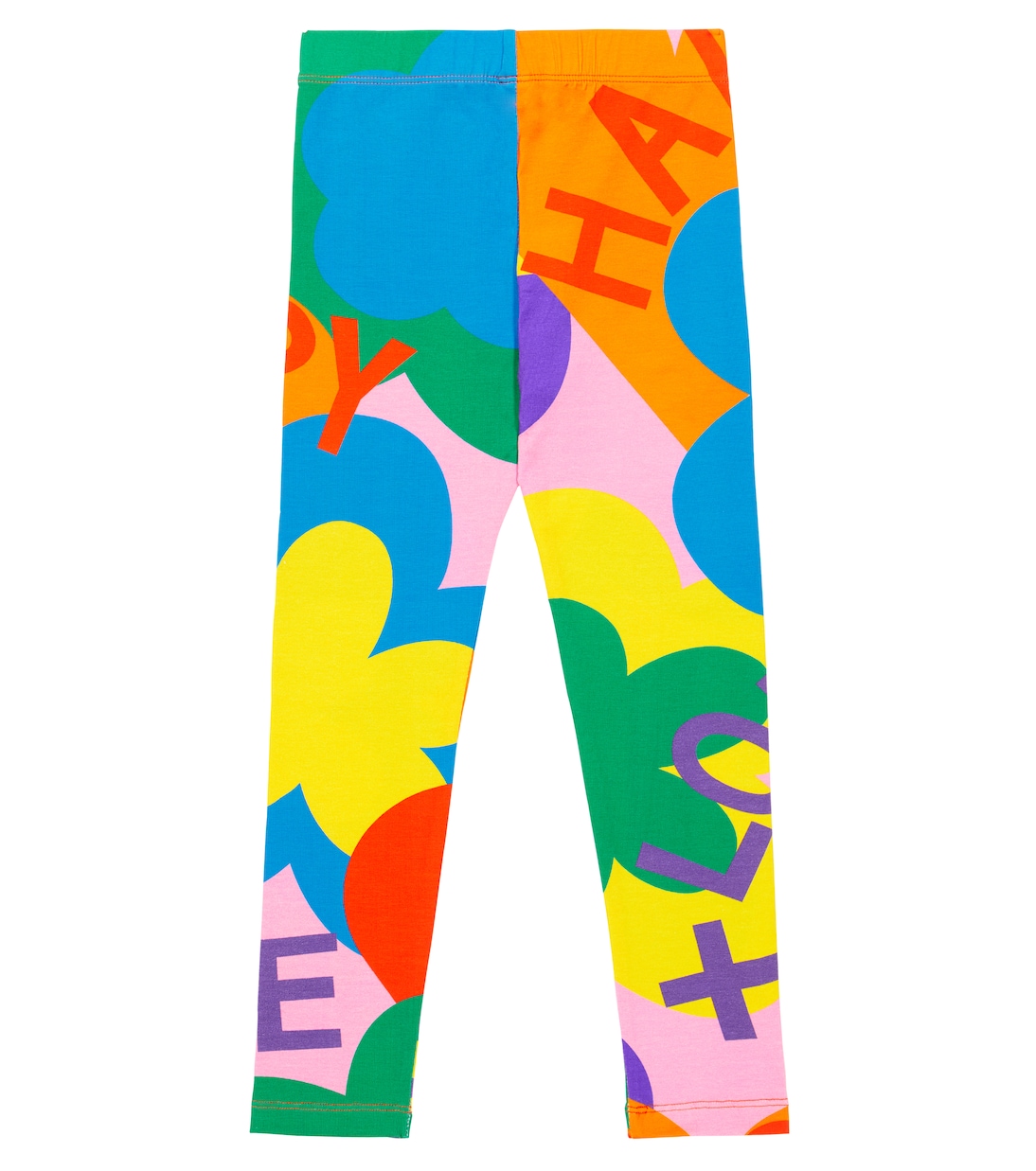 Leggings in misto cotone con stampa | Stella McCartney Kids