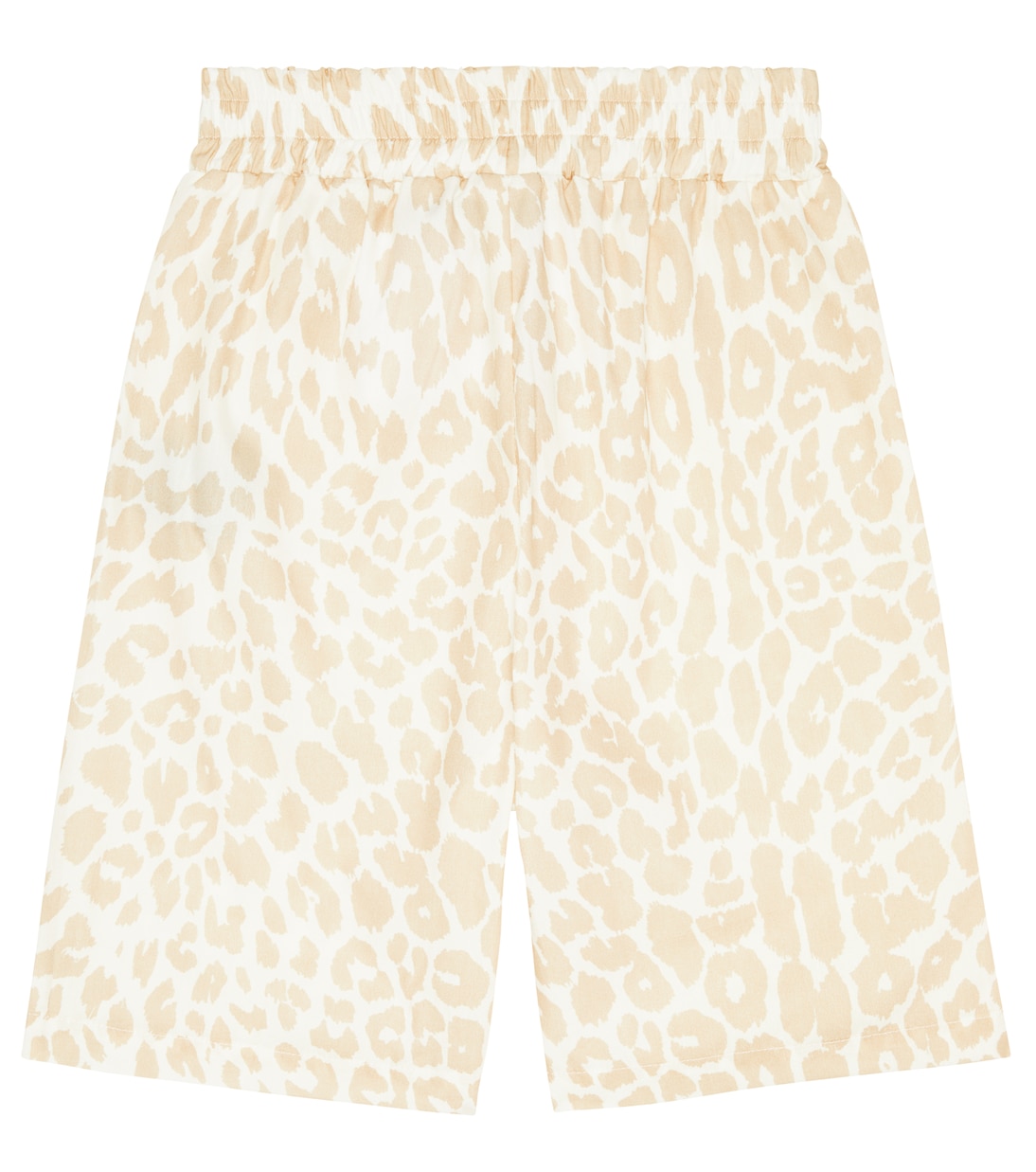 Leopard-print cotton shorts | Balmain Kids